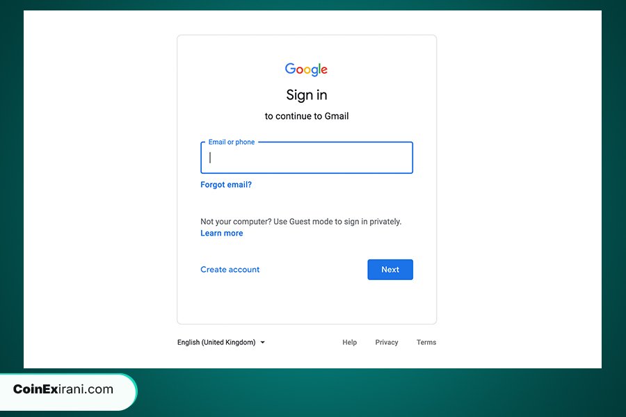 آموزش گام به گام لیست سفید کردن ایمیل های CoinEx